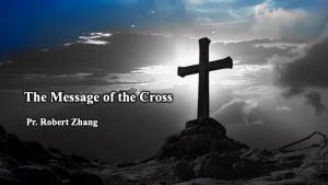 The message of the Cross
